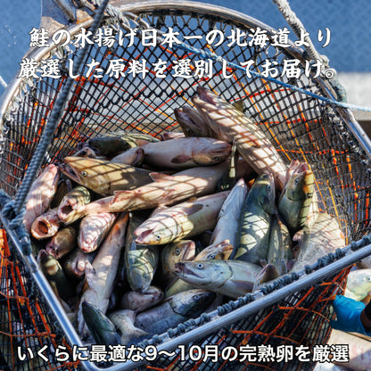 北海道産 天然鮭いくら醤油漬け